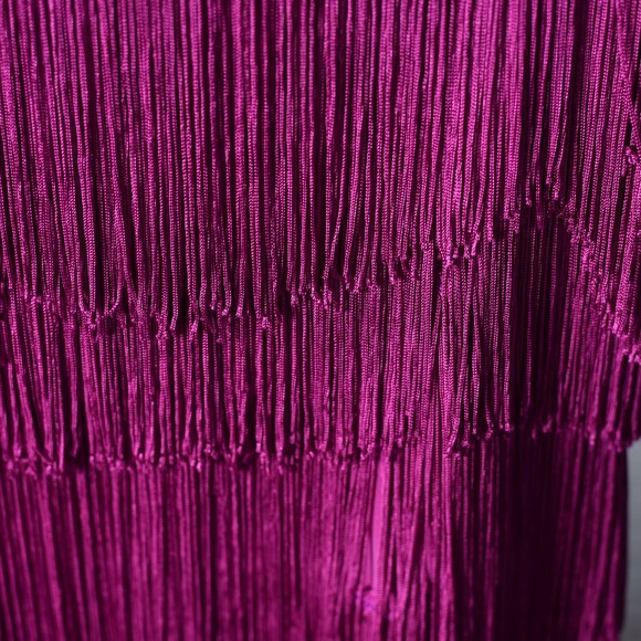 Magenta Tassel Dance Tank Top - Picture 5 of 5